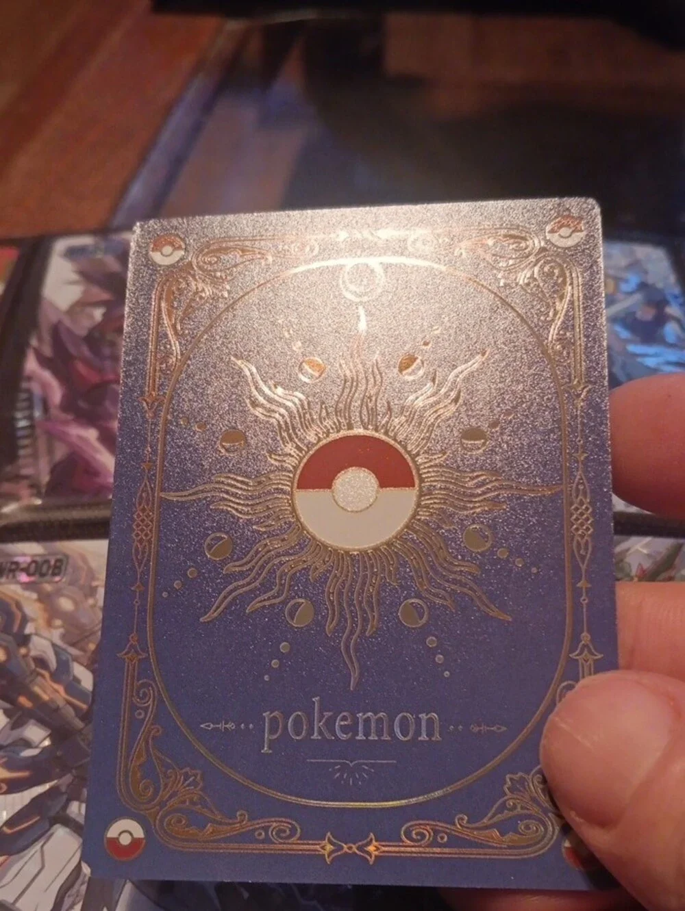Pokemon The Star Holo Card - Yellow, Black, Gold, Blue
